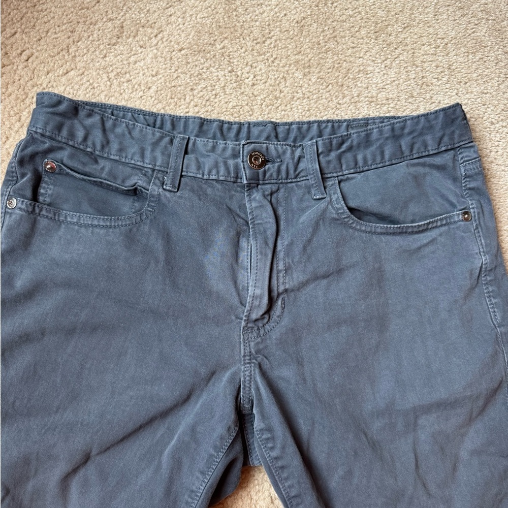 Blue Casual Pants